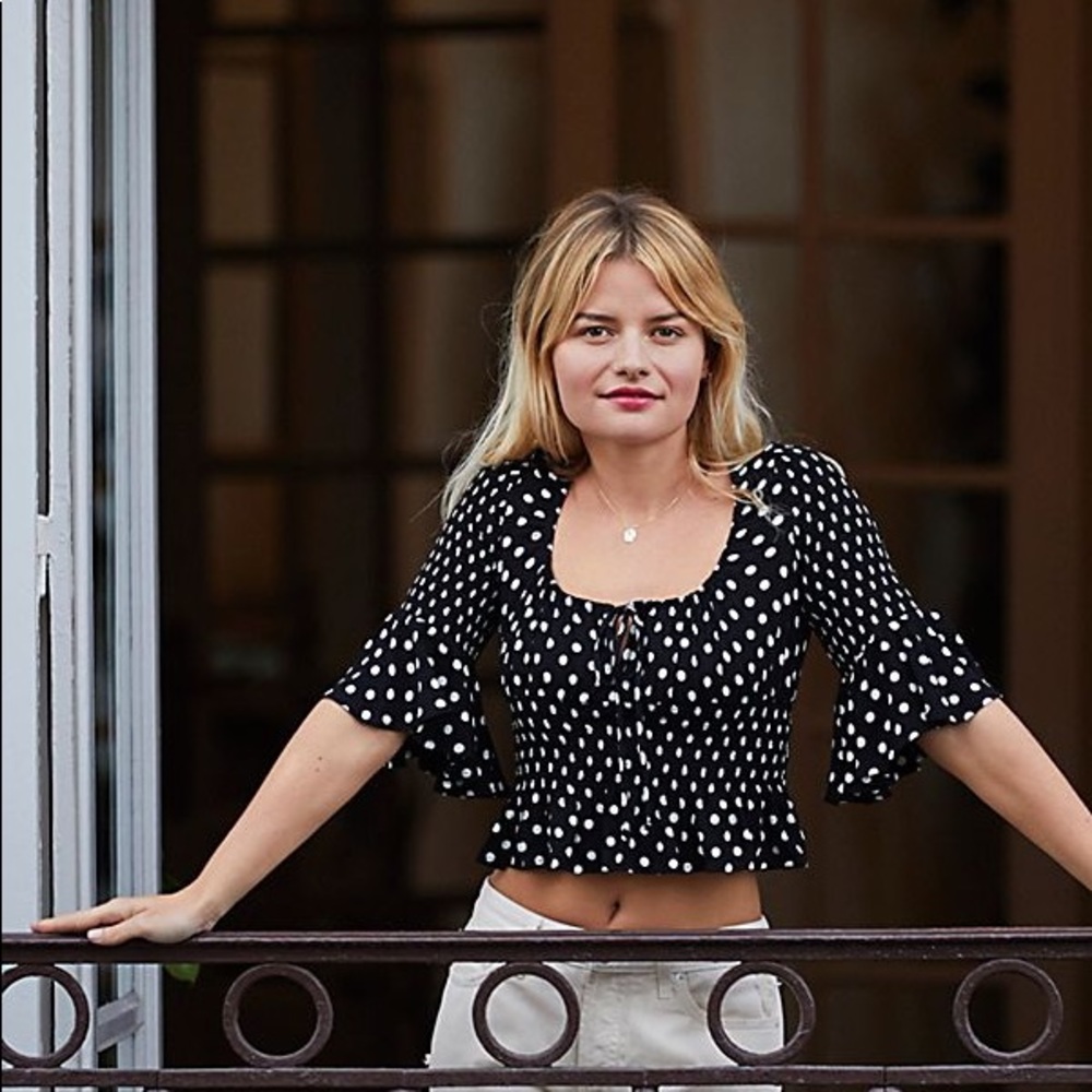 Free People A Bit Of Something Sweet Top
